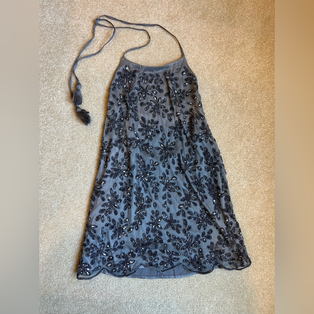 Beaded Mini Dress